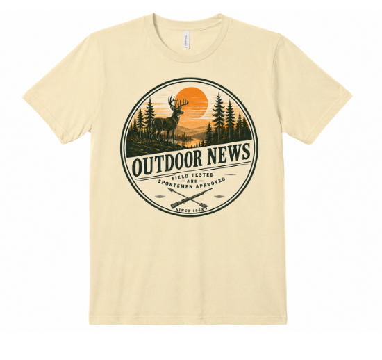 Majestic Whitetail Outdoor News Logo T-Shirt - Image 3